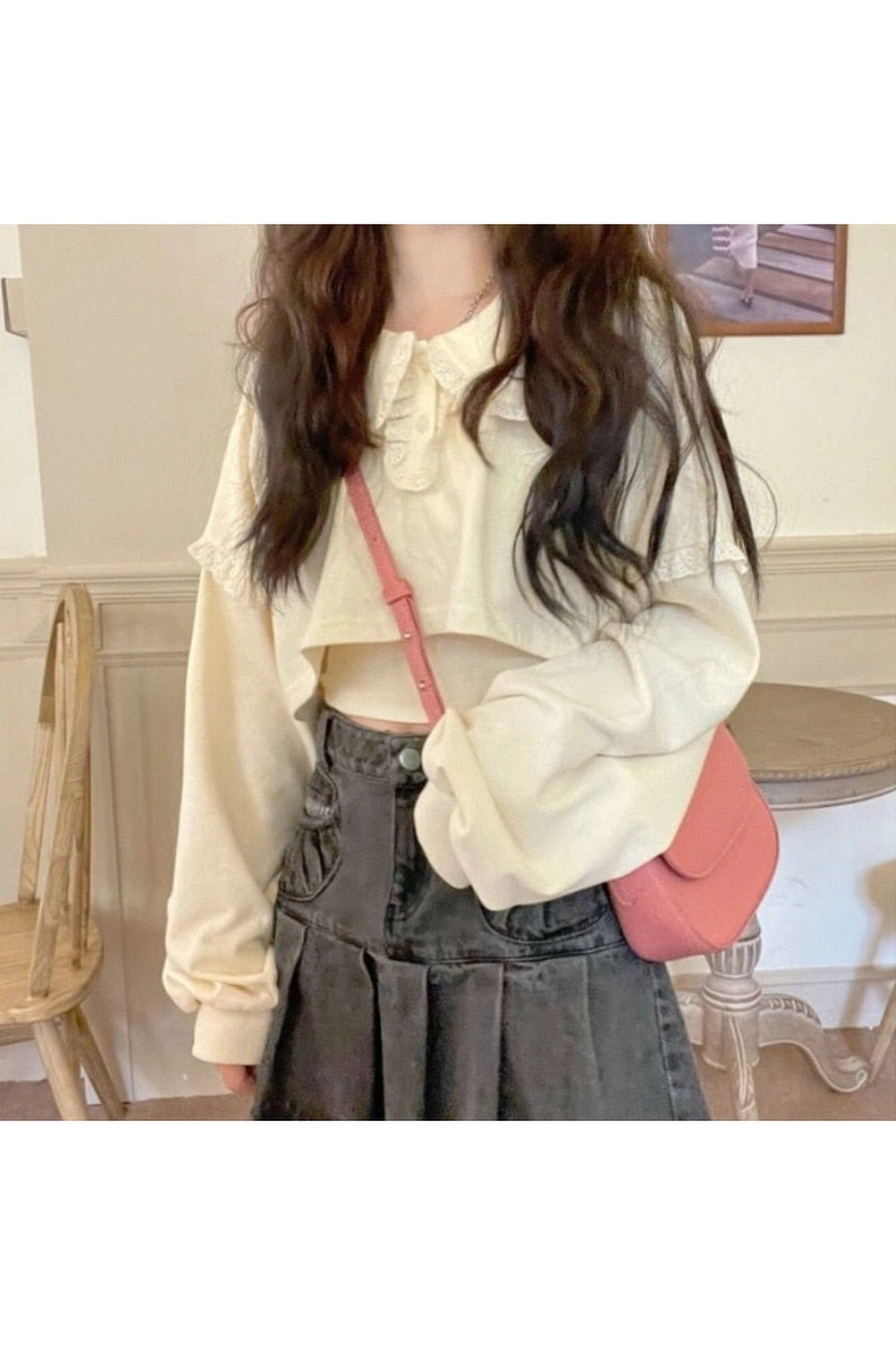 Sweetheart Lace Top: Kawaii Charm Unleashed!